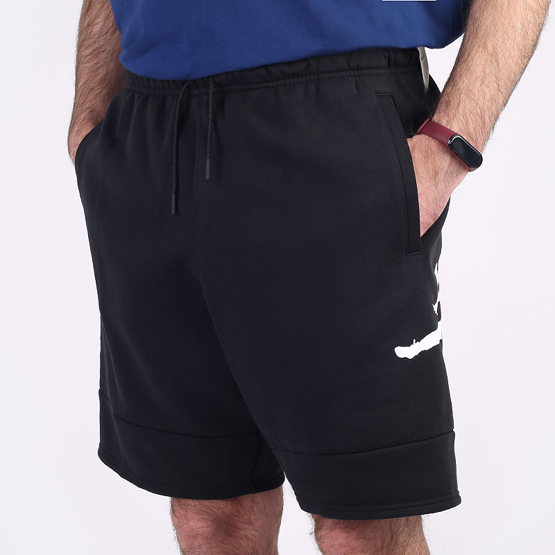 мужские черные шорты  Jordan Jumpman Air Fleece Shorts CK6707-010 - цена, описание, фото 1